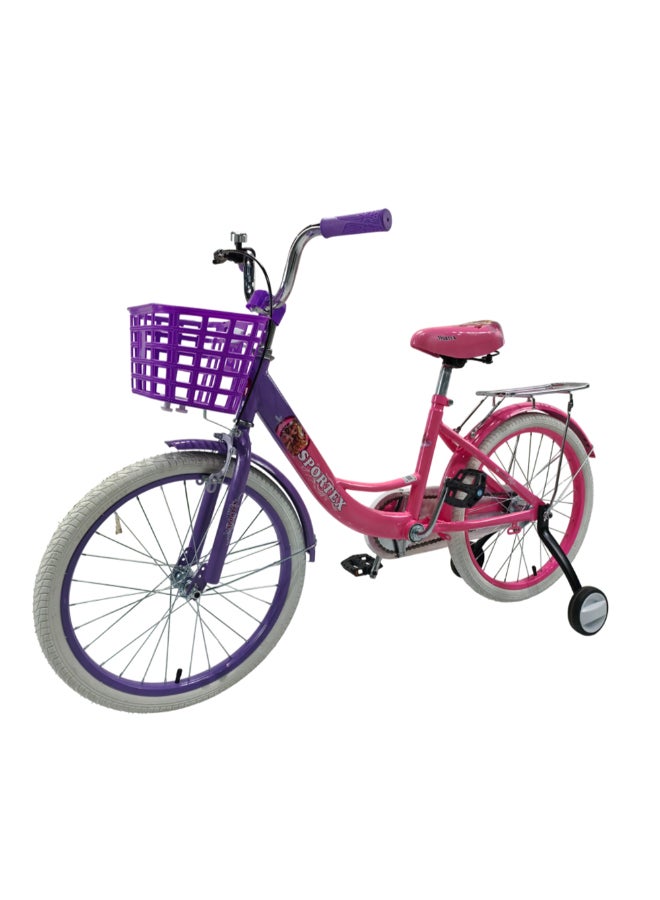 دراجة هوائية للبنات بهيكل فولاذي ألوان متعددة 20 بوصة G16BHW2568-20